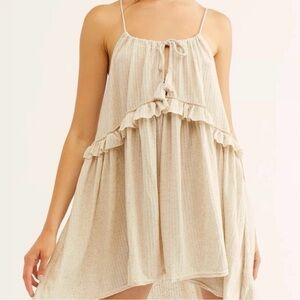 Free People Beach Rosaline Tunic XS Cream